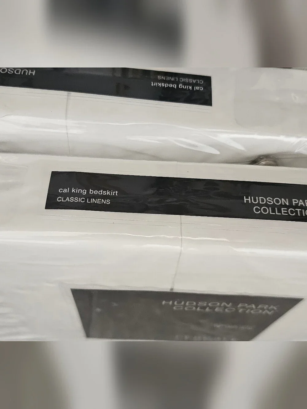 TWO NIB Hudson Park Collection Cal King Bedskirt | 100% Egyptian Cotton
